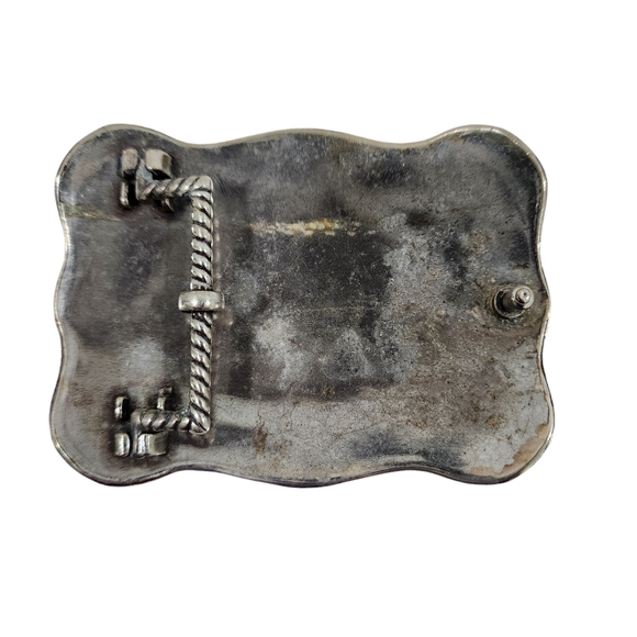 ARIAT BEADED WESTERN LEATHER BELT WITH BUCKLE - Picture 9 of 15